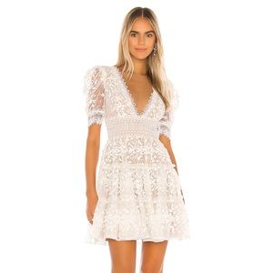 Bronx and Banco Megan Mini Dress in Blanc: Size Small